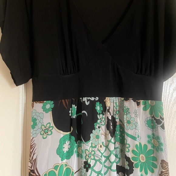 NWOT bisou bisou long drape dress 16 - Picture 11 of 15